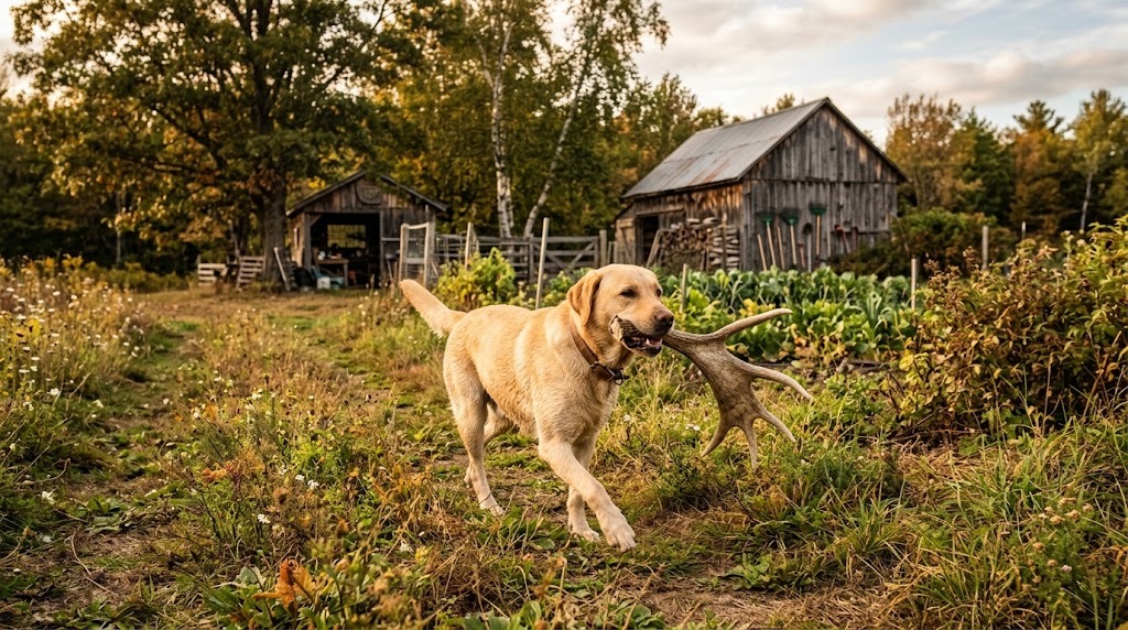 Working a shed dog
