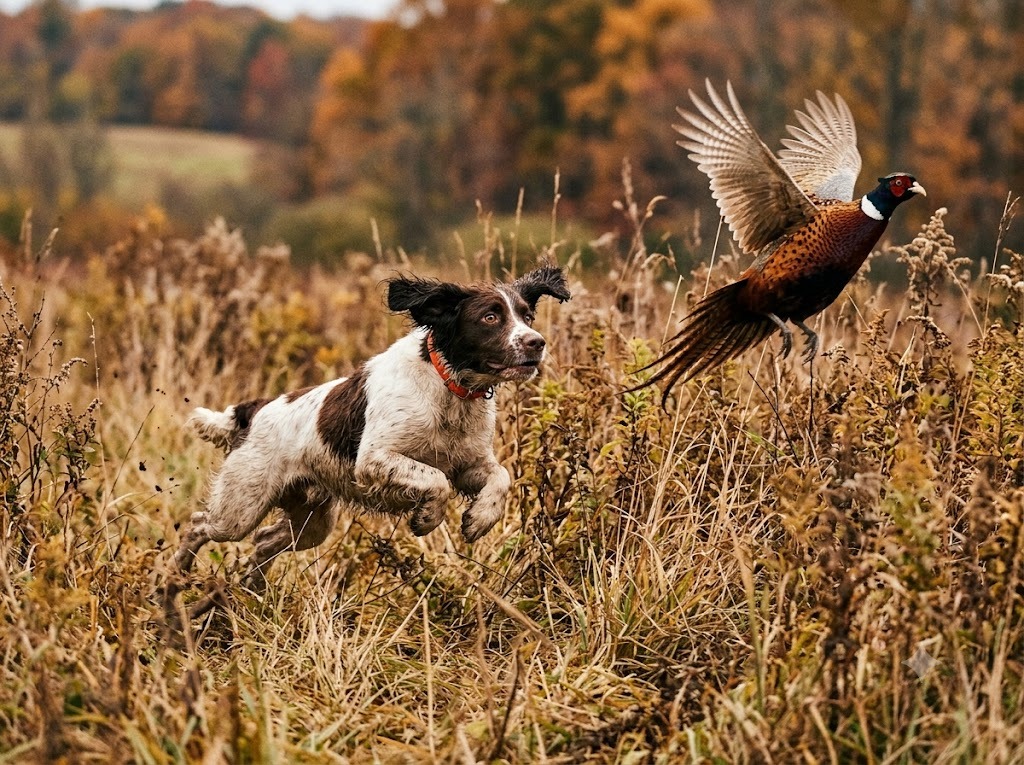 Flushing spaniels