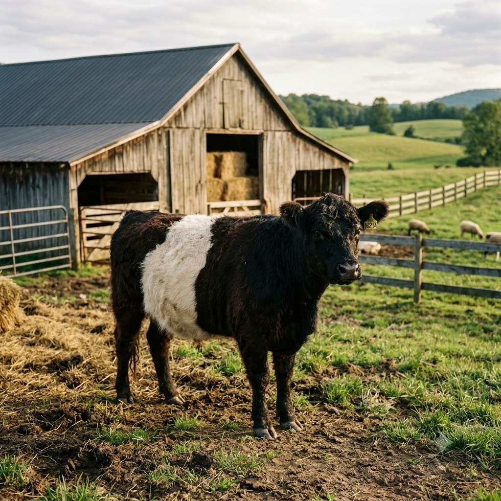 Belted Galloway Cattle