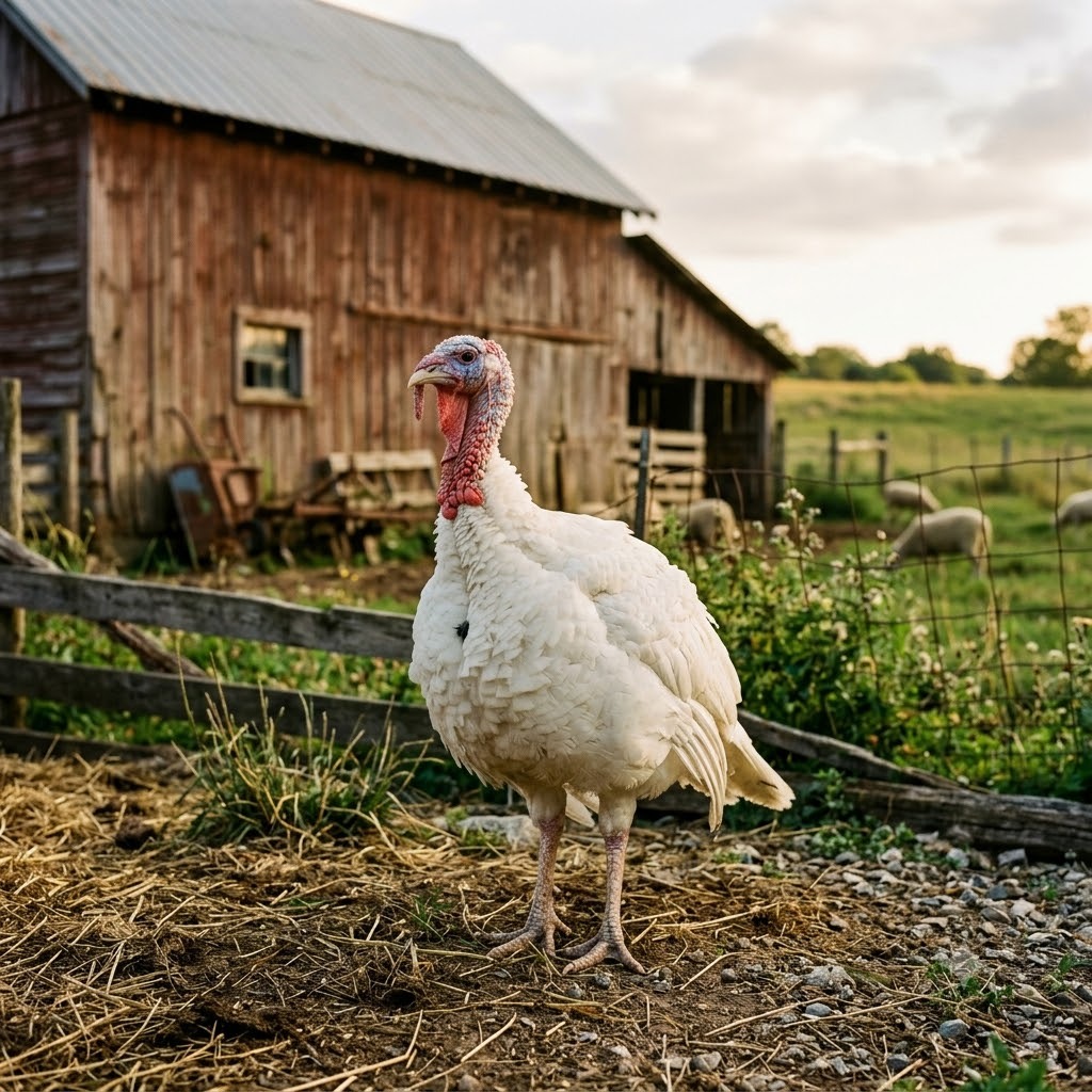 Broad Breasted White Turkey