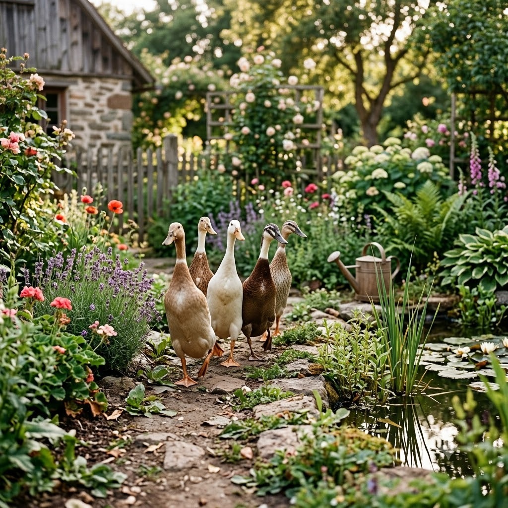 Indian Runner Ducks